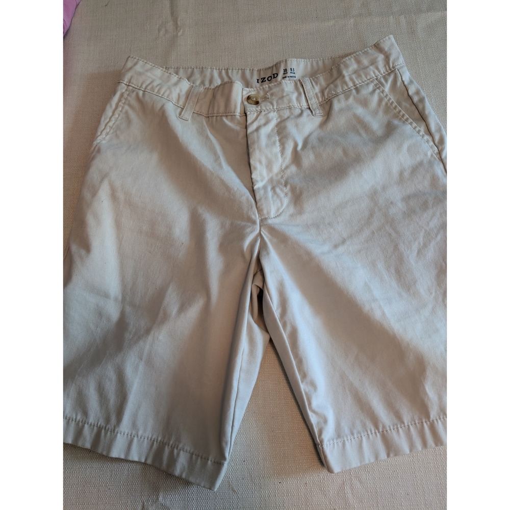 IZOD Khaki Golf Shorts - Men's Size 30 - Picture 1 of 5